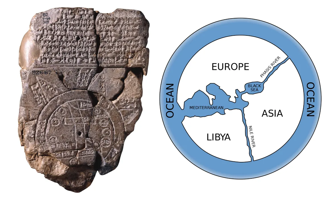 Babylonian Flat earth model