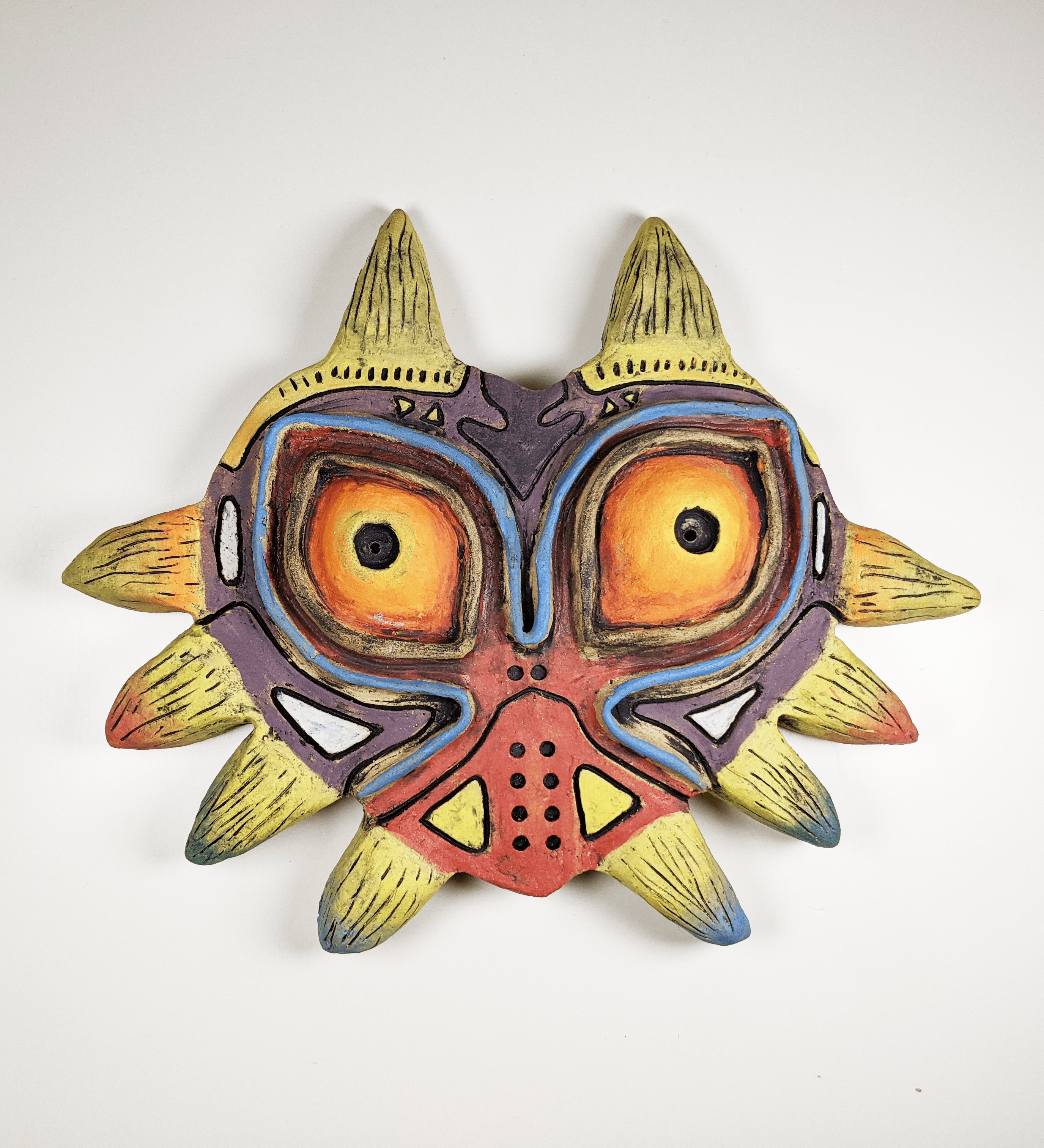 Clay zelda mask