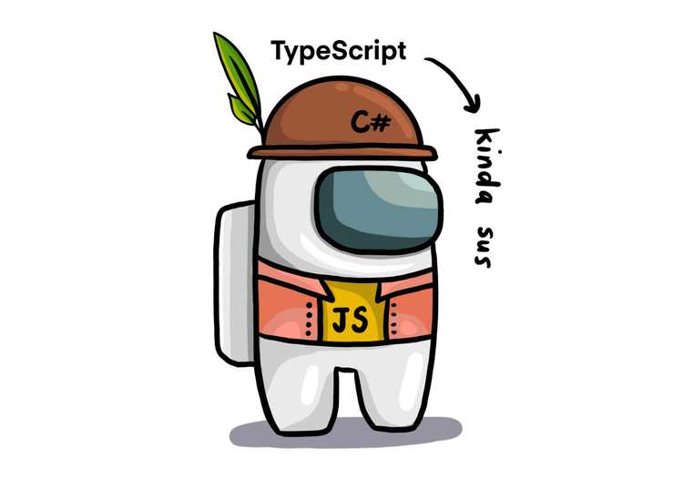 TypeScript Among Us Illustration