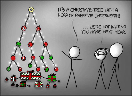 XKCD Comic, Christmas Tree